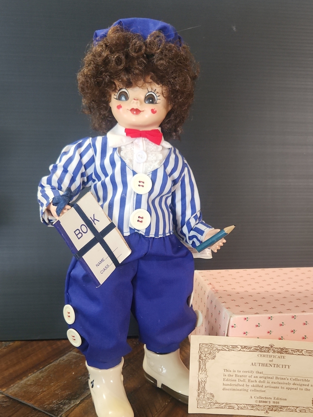 Vtg Brinn's Calender Clown